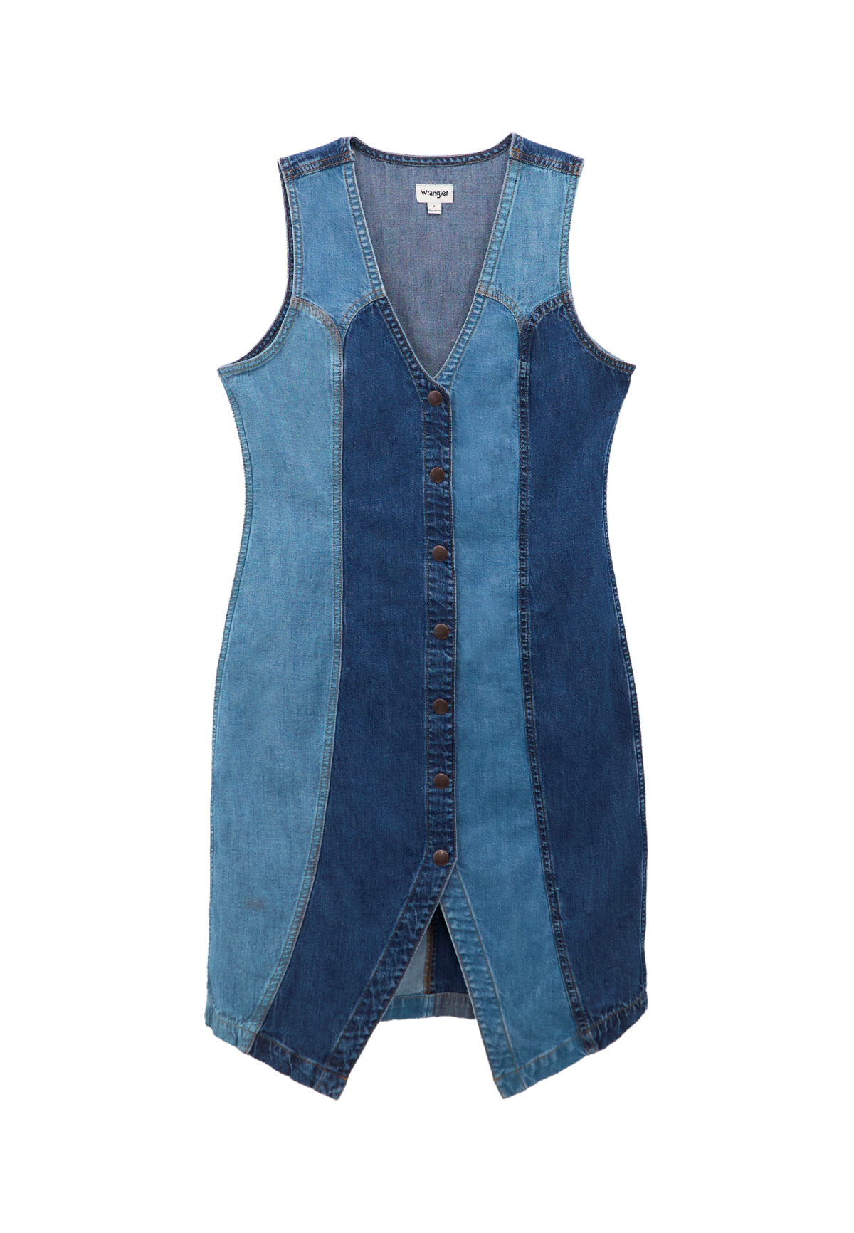 Vest Dress in Patchwork