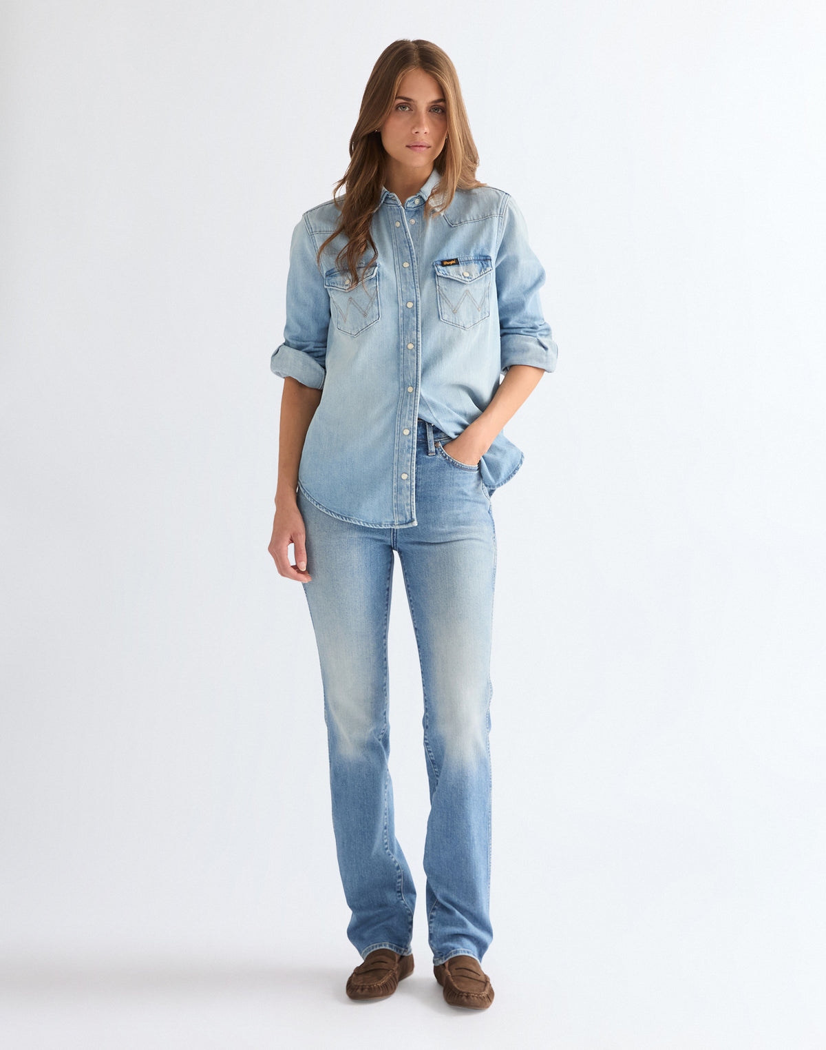 Straight in American Blue