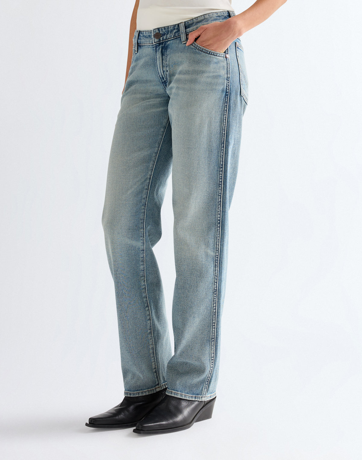 Low Rise Cowboy Jean in Hippie Haze