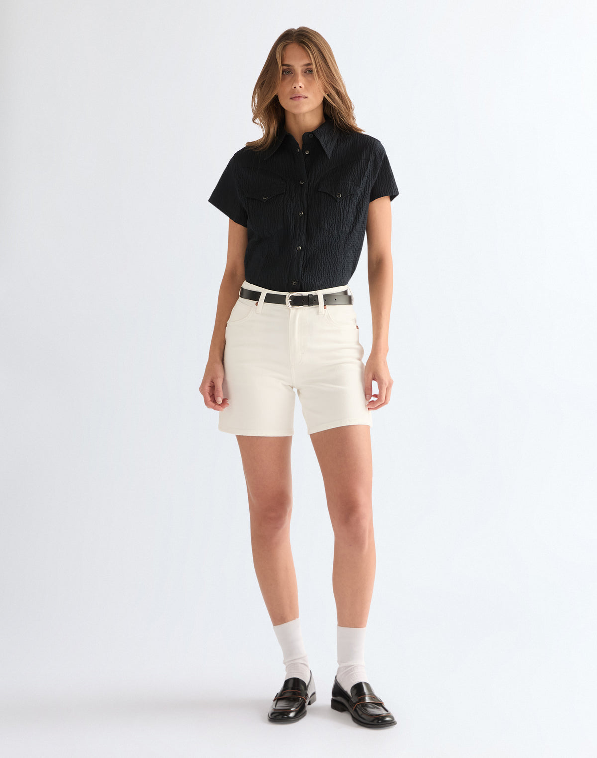 Cowboy Short 5 Inch in Swan