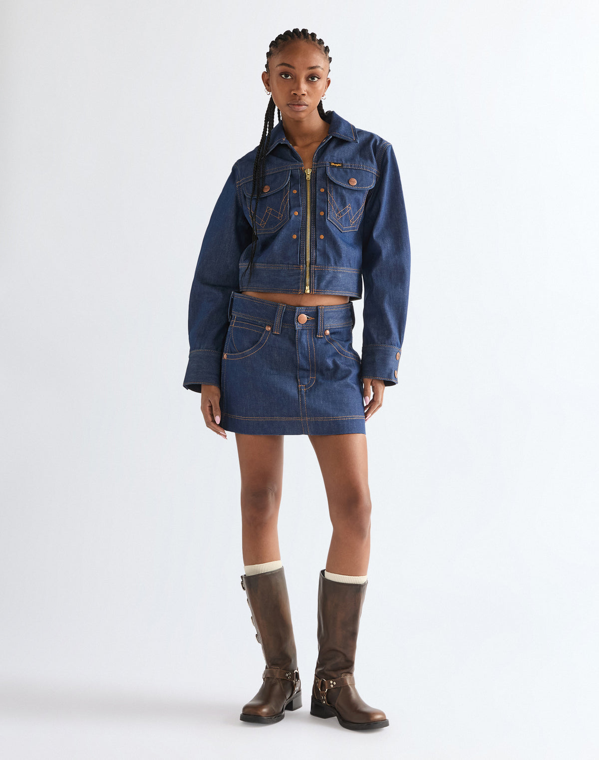 Super Wrangler Skirt in Raw