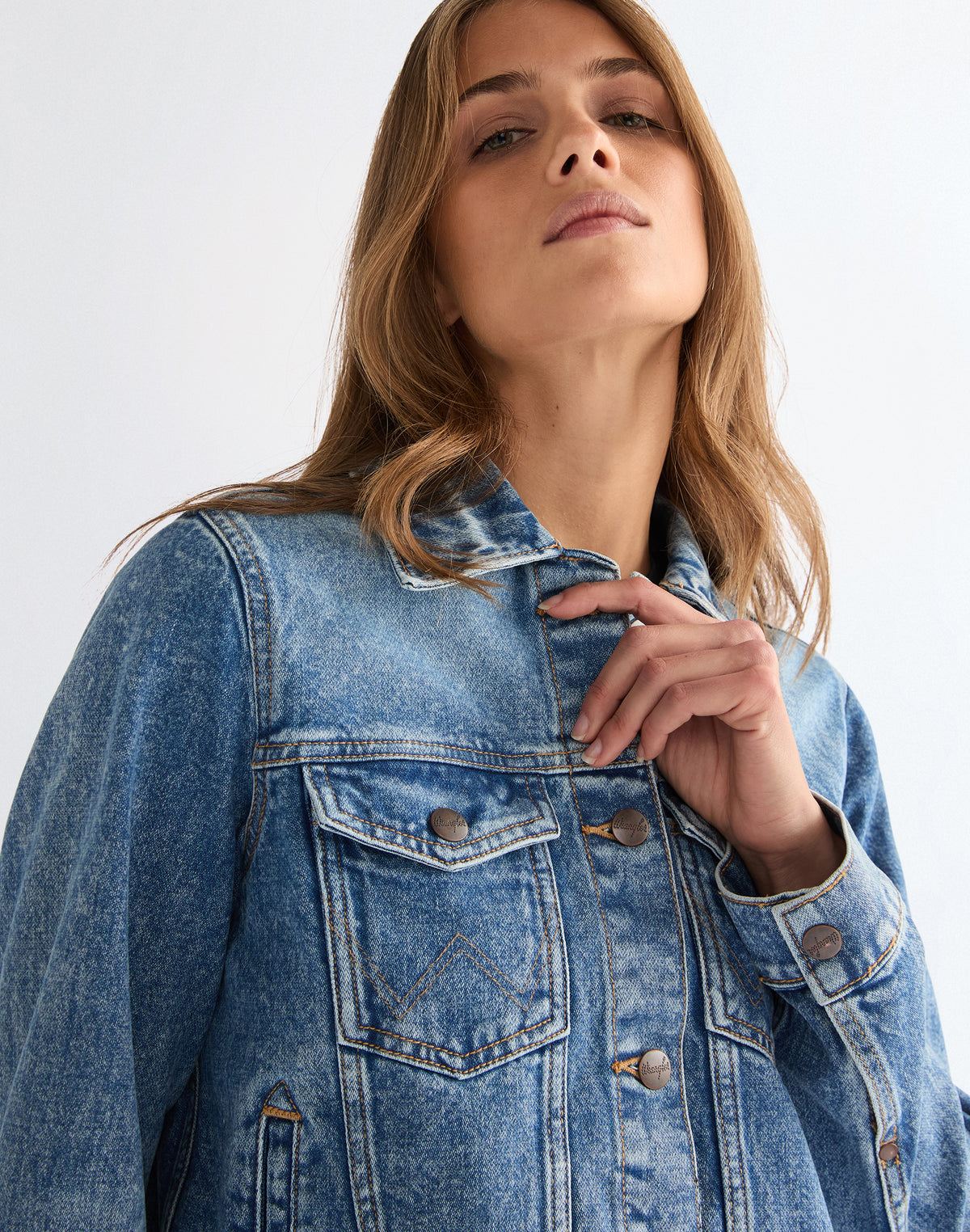 Western Jacket in Blue Bird