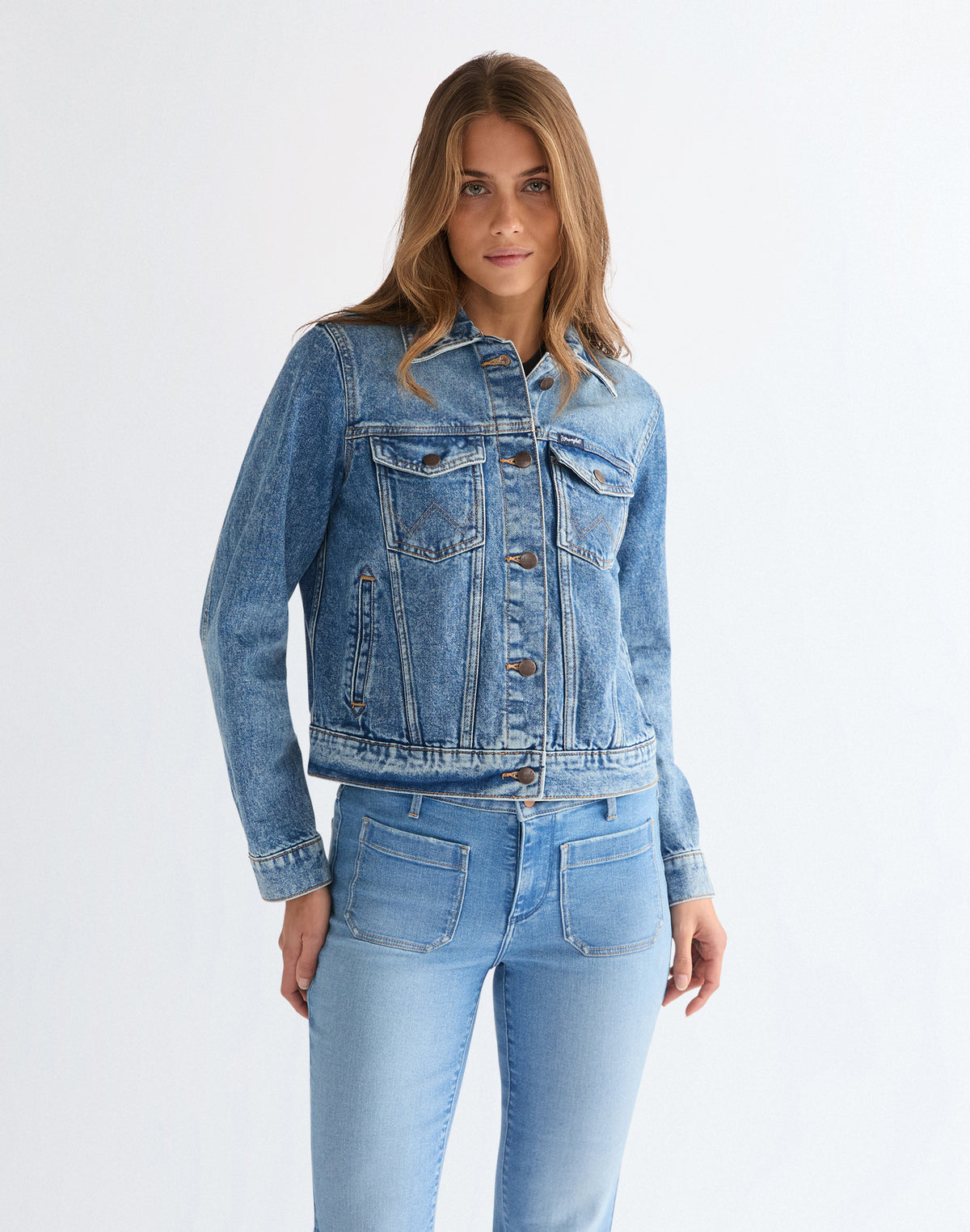 Western Jacket in Blue Bird