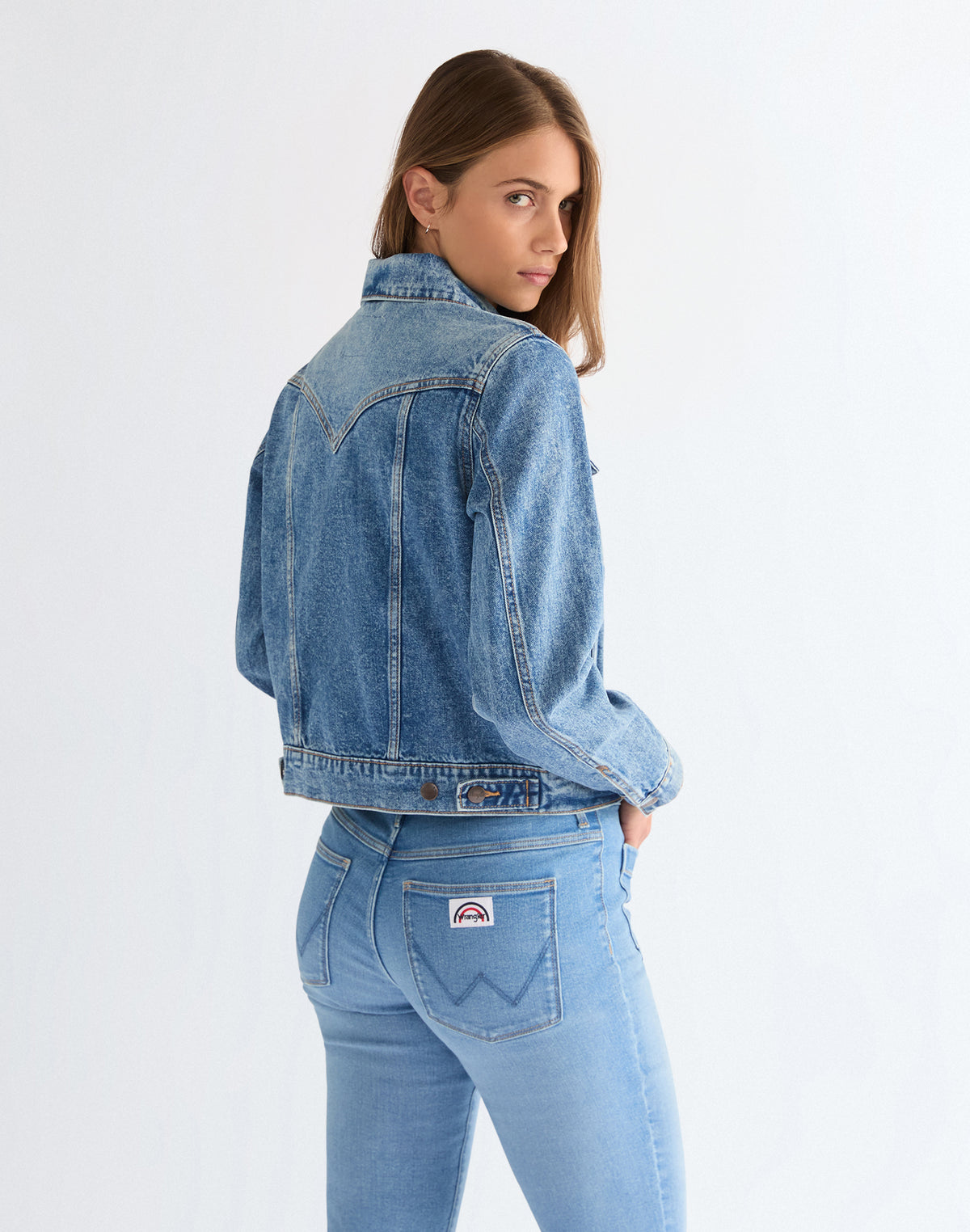 Western Jacket in Blue Bird