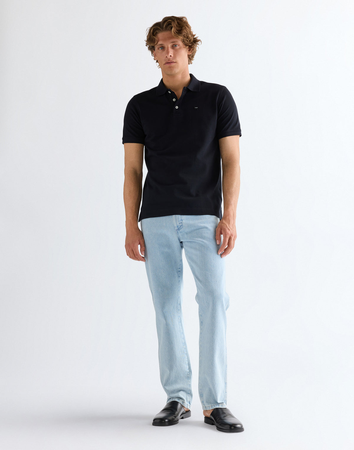 Polo Shirt in Black