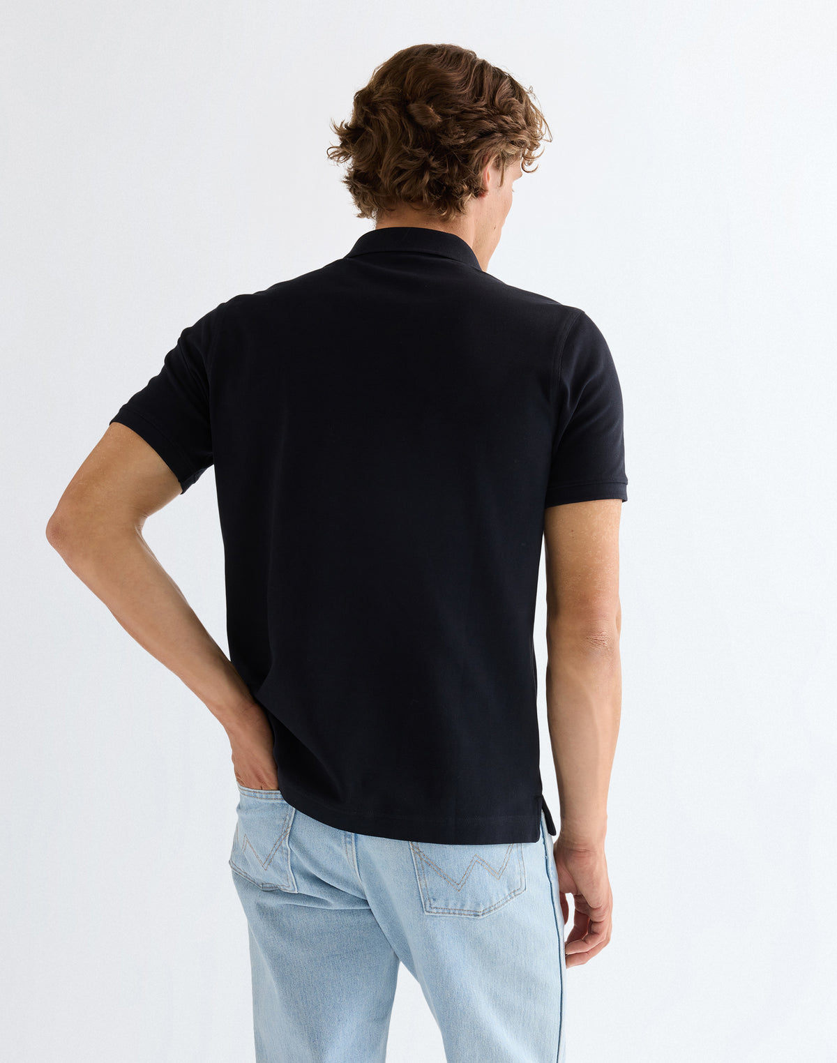 Polo Shirt in Black