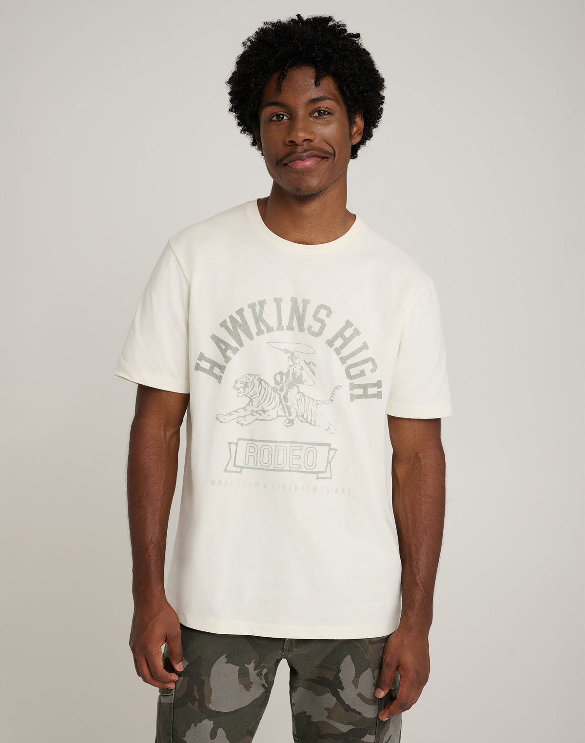Hawkins High Tee in Marshmallow