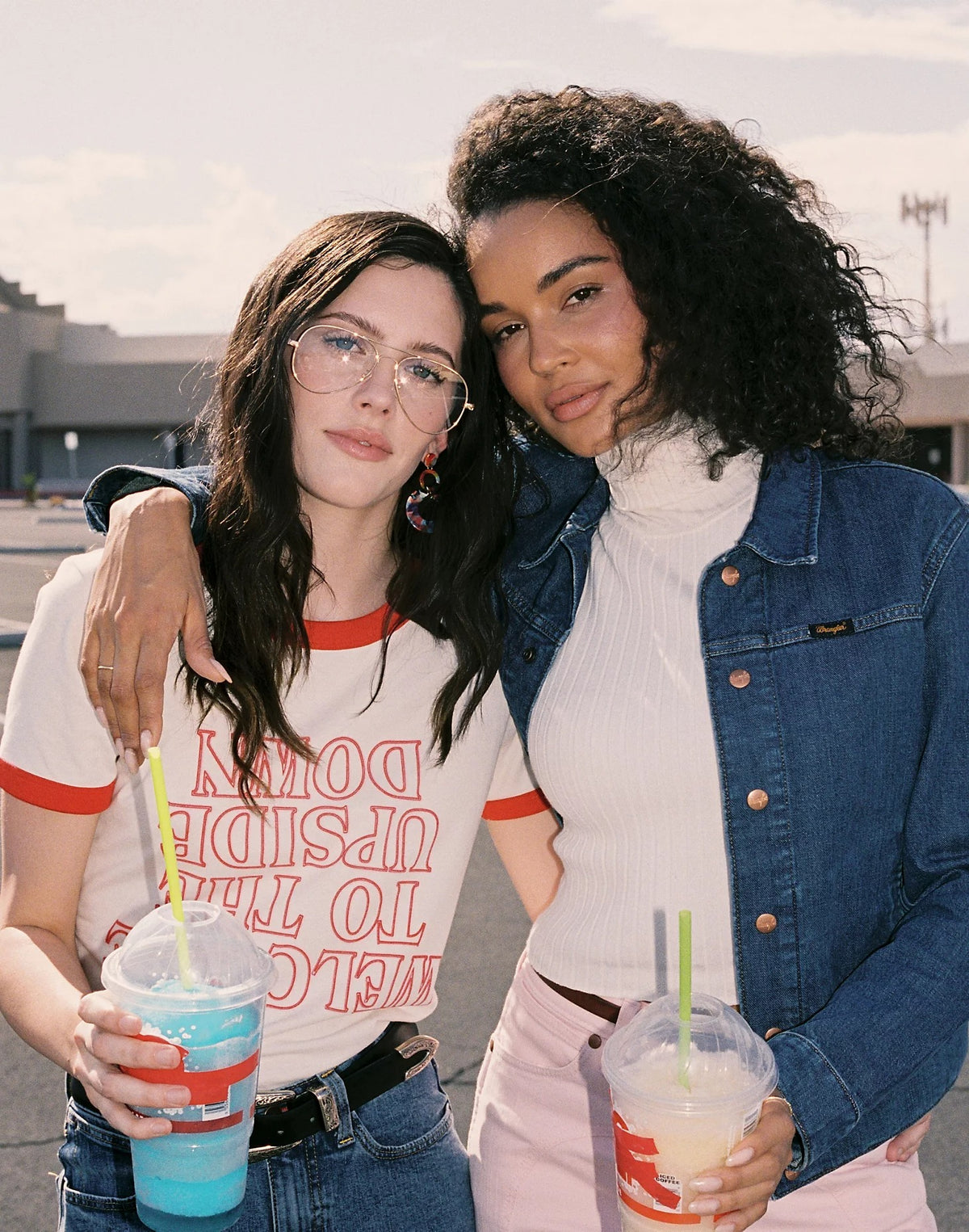 The Upside Down Tee in Marshmallow