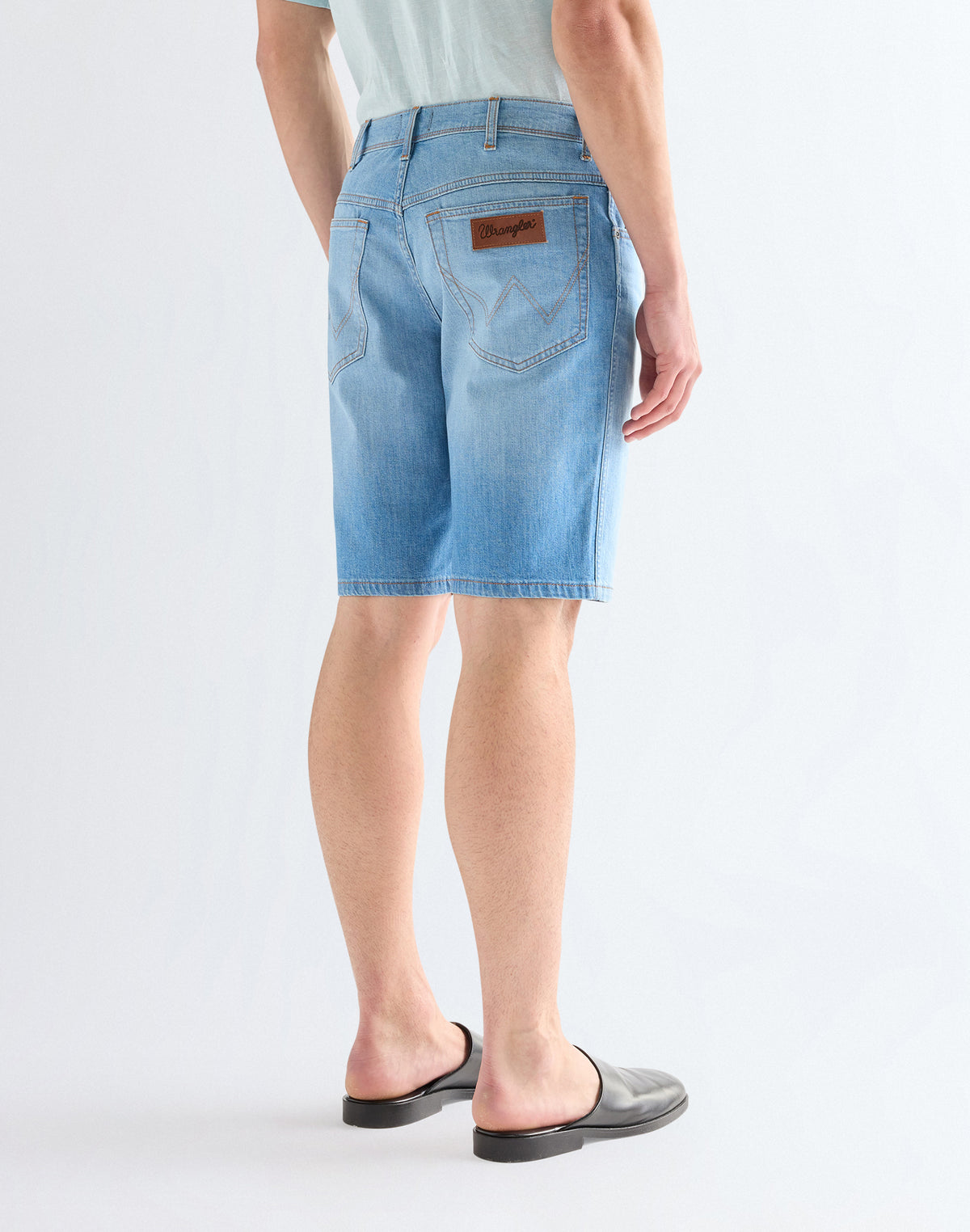 Texas Shorts in Light Wash