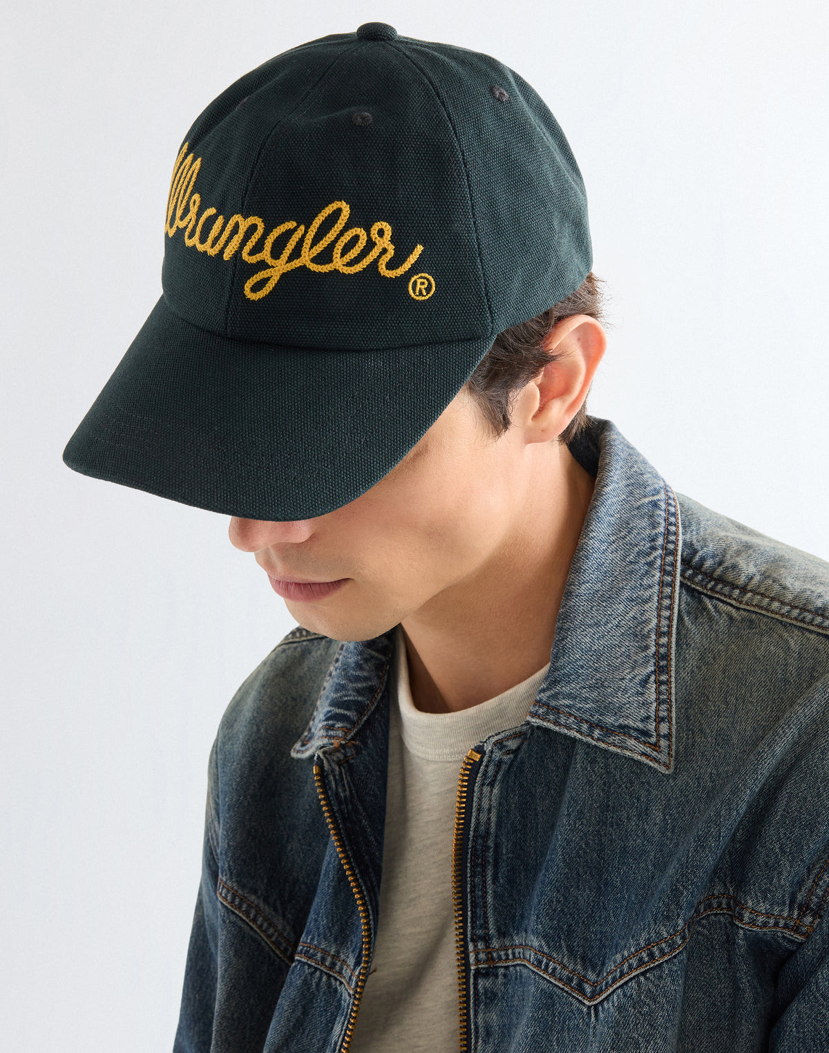 Rope Logo Cap in Navy