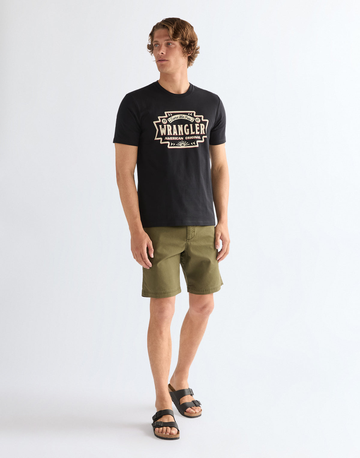 Chino Shorts in Olive Night