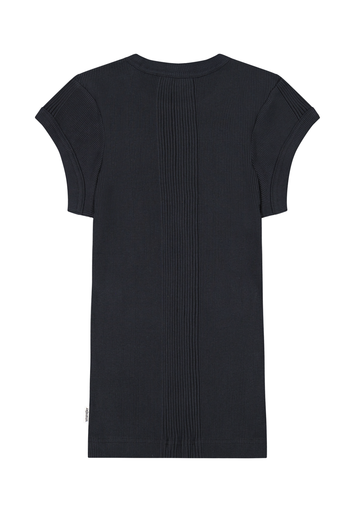Capped Rib Shirt in Black