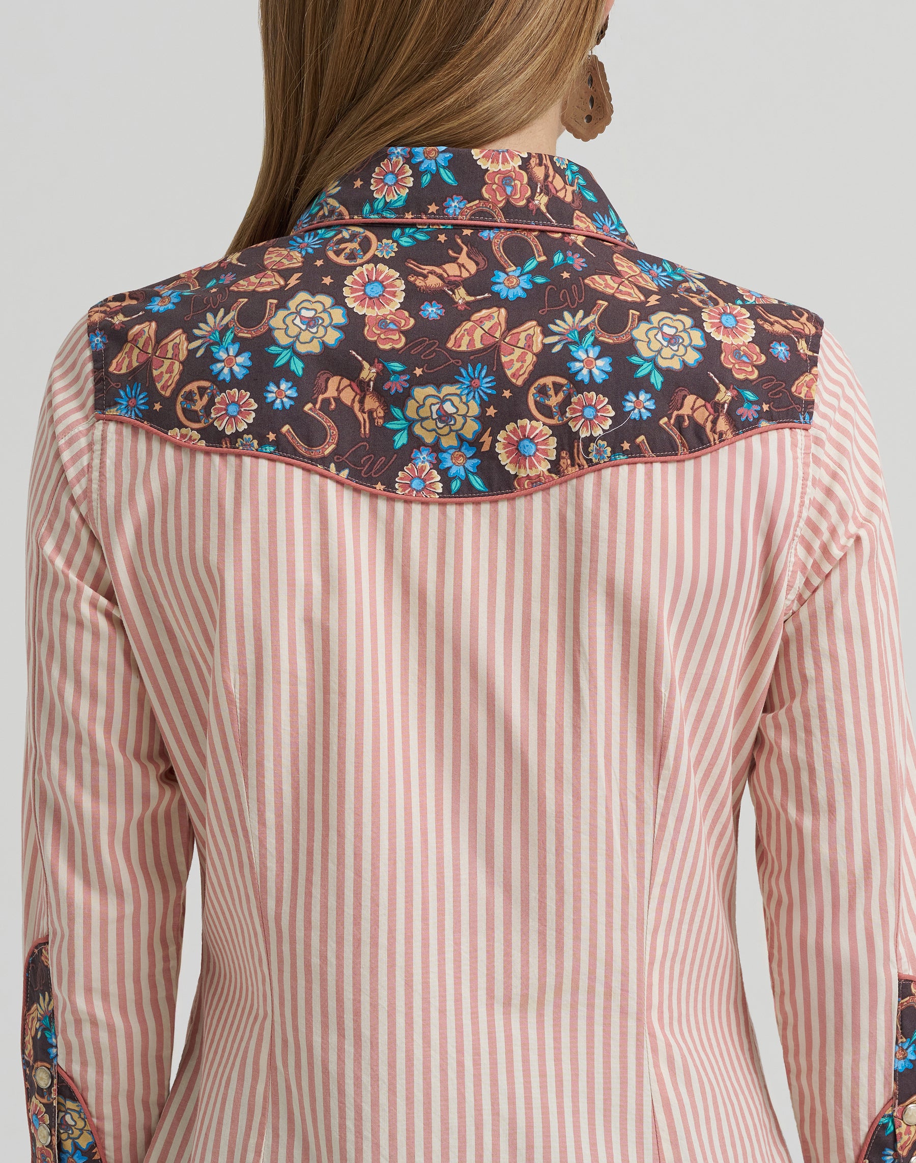 Prarie Print Shirt in Pink