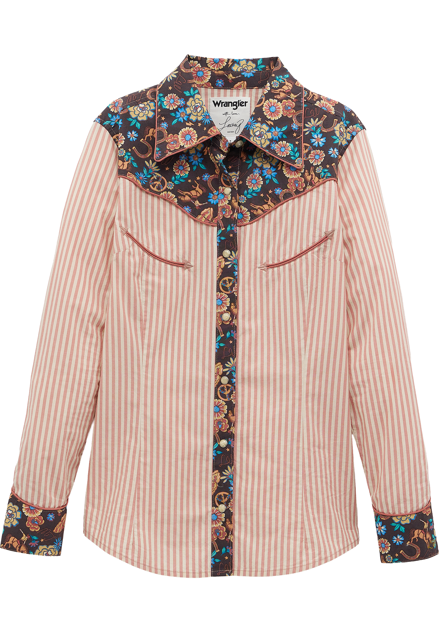 Prarie Print Shirt in Pink