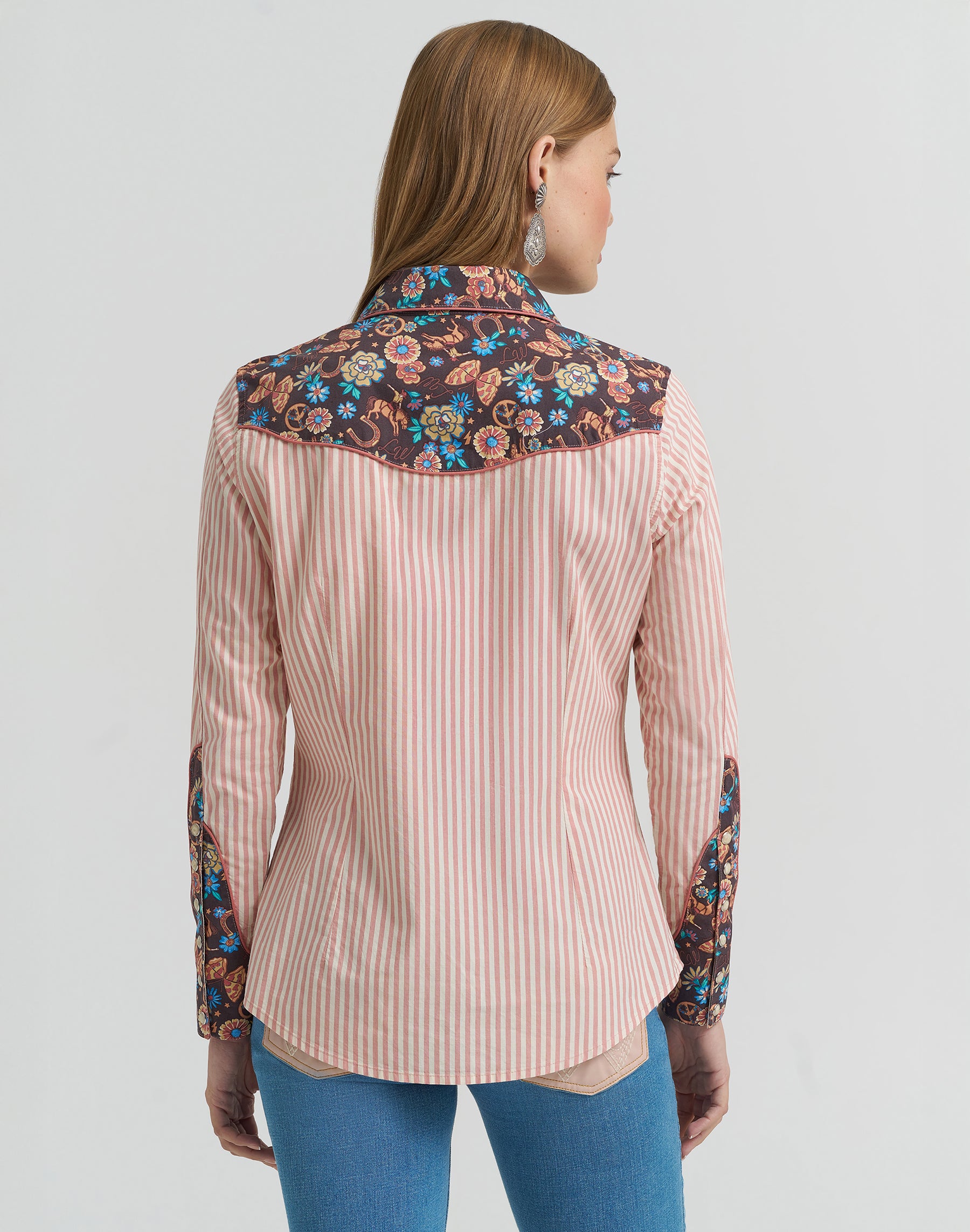 Prarie Print Shirt in Pink