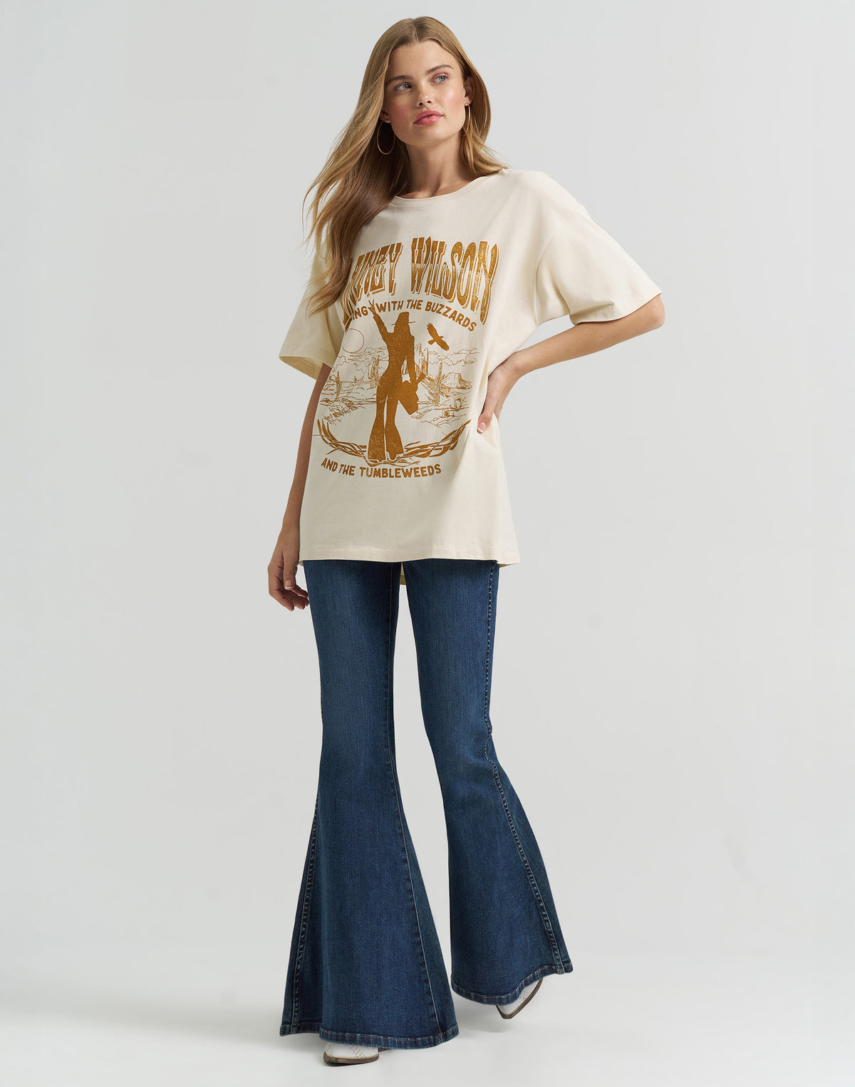 Buzzards Tee in Cream
