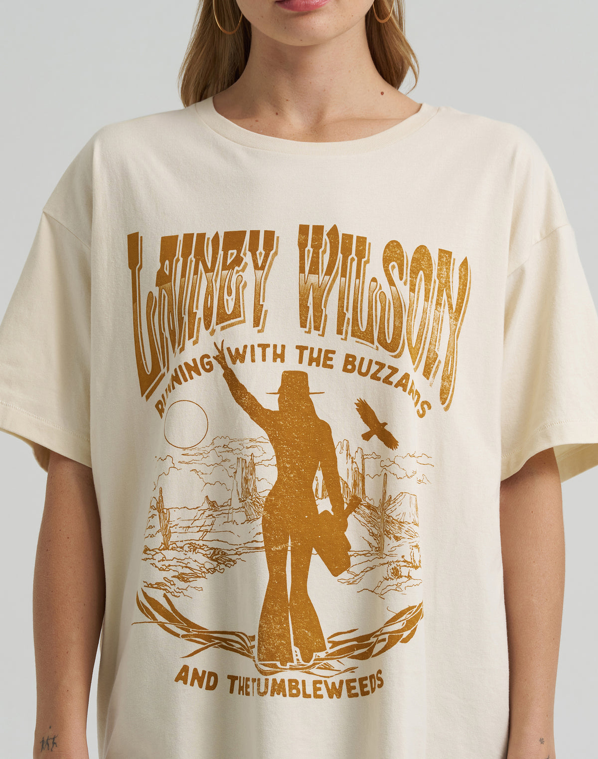 Buzzards Tee in Cream