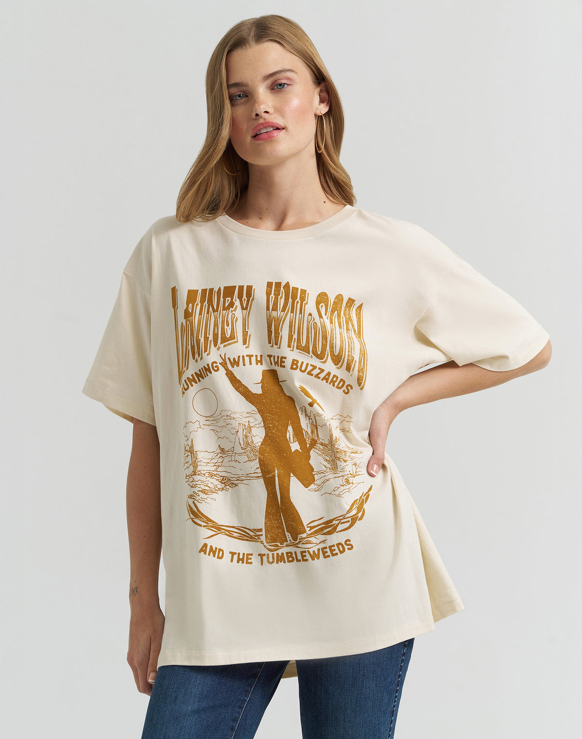 Buzzards Tee in Cream