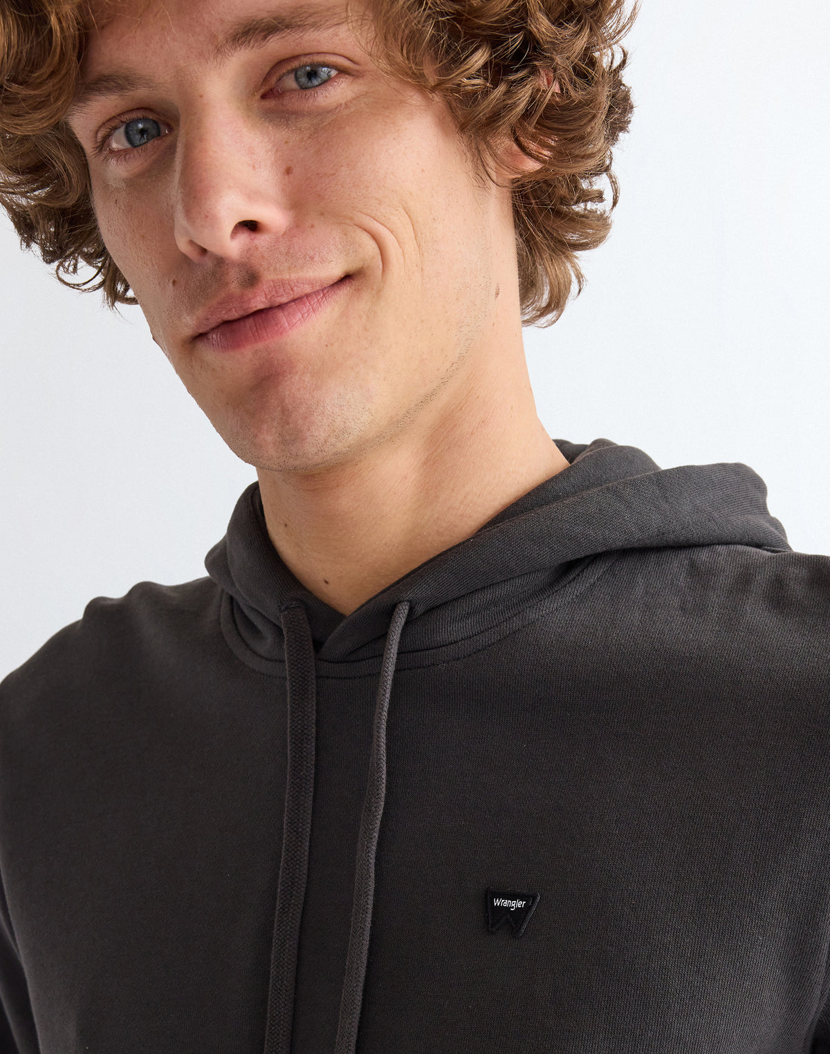 Sign Off Hoodie in Faded Black