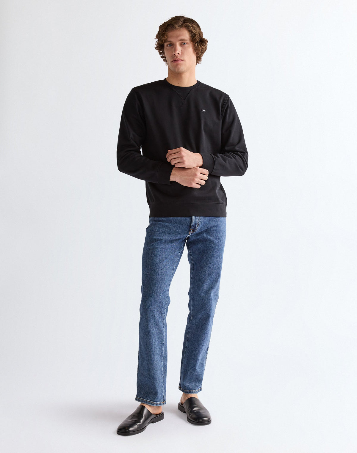 Sweatshirt Sign Off in Black