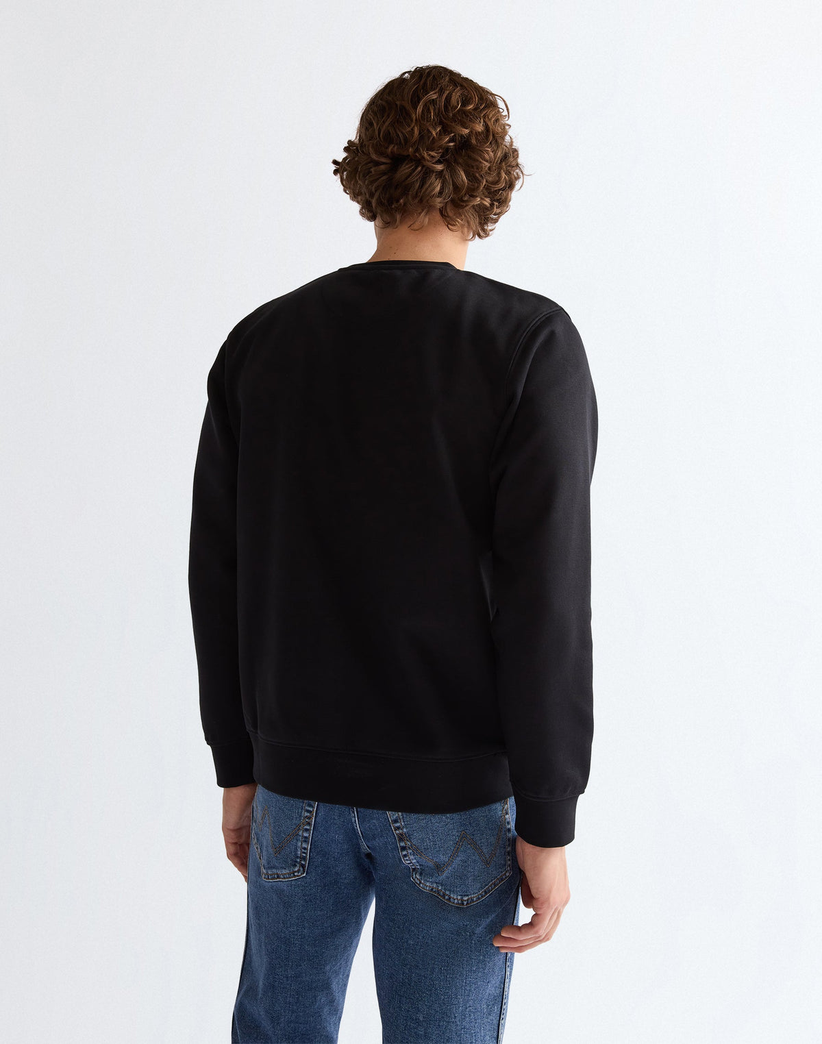 Sweatshirt Sign Off in Black