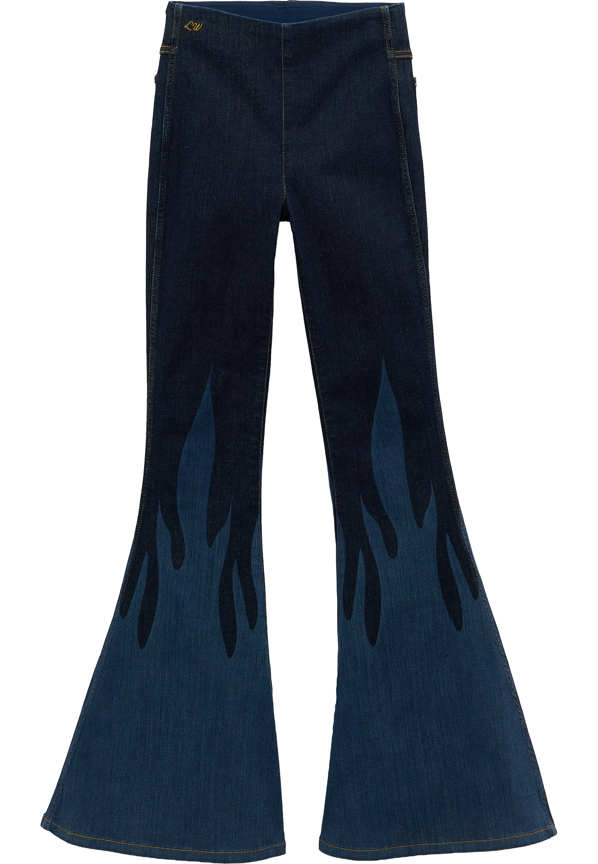 Flame Pull On Flare in Rinse