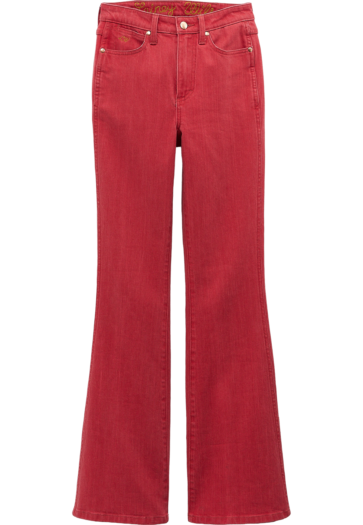 Lainey Flare in Washed Red