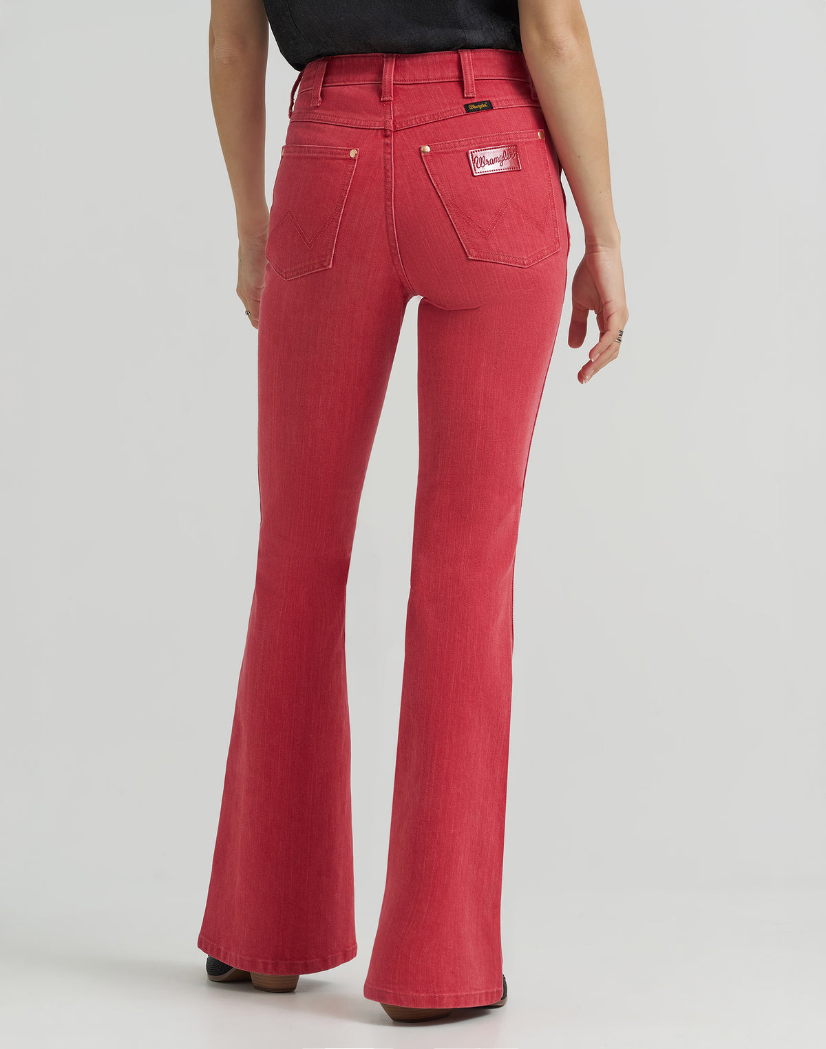 Lainey Flare in Washed Red