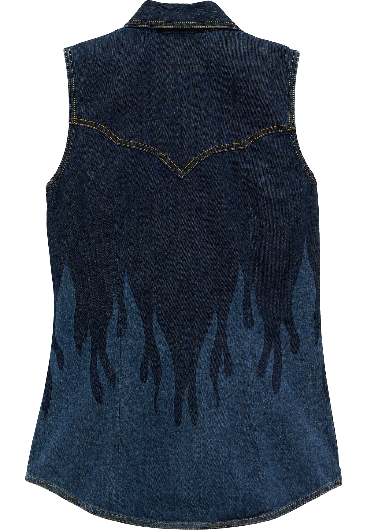 Sleeveless Shirt in Rinse