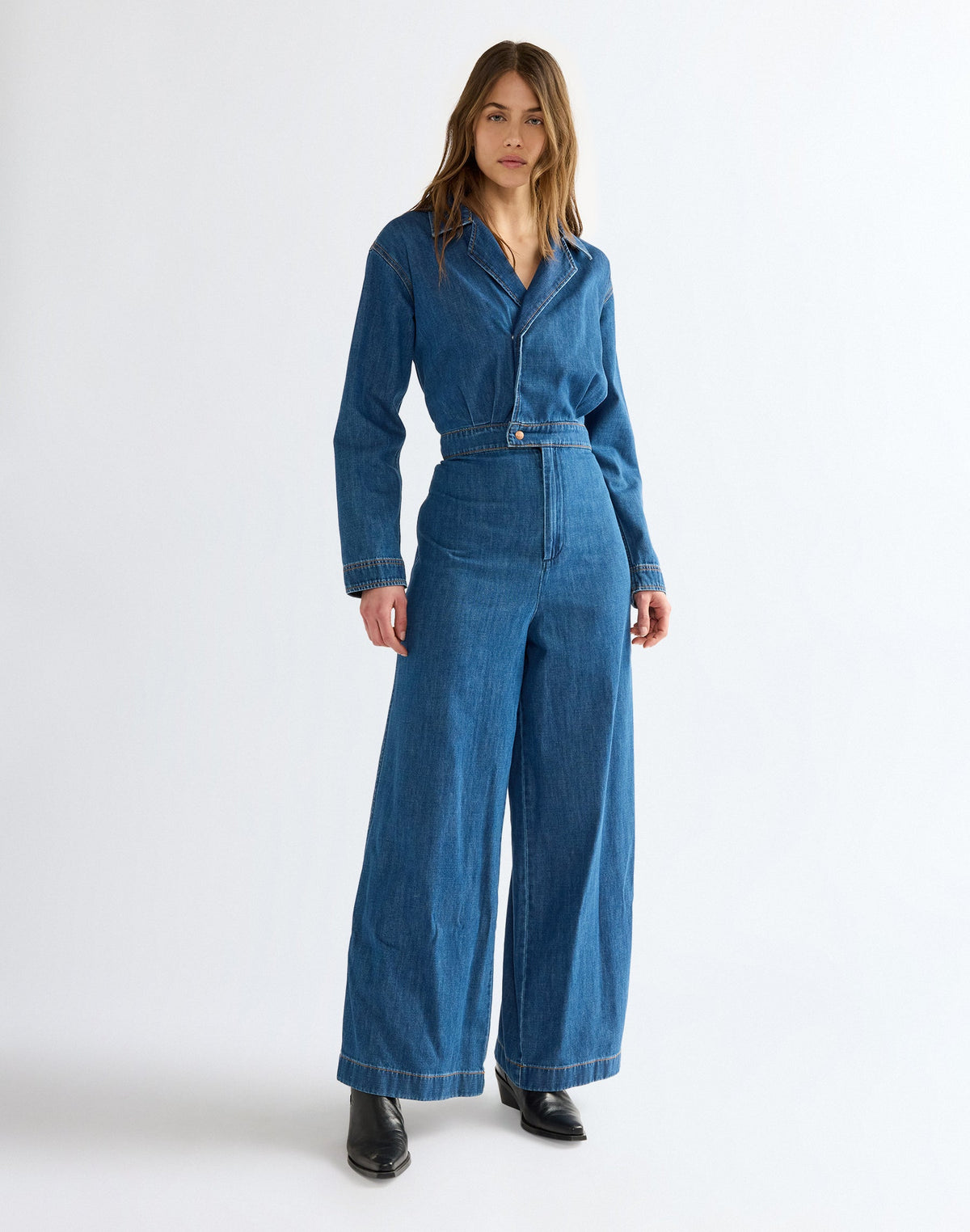 Overall Canyon Coverall in Denim Lagoon
