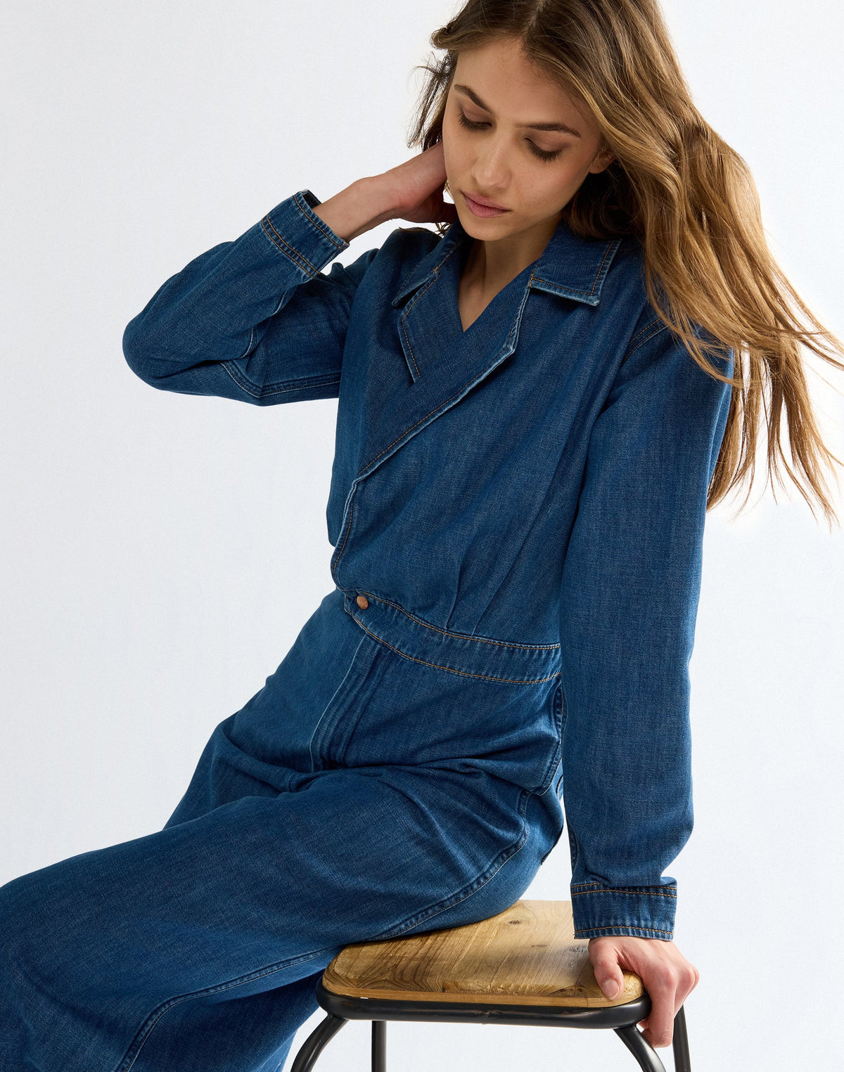 Overall Canyon Coverall in Denim Lagoon