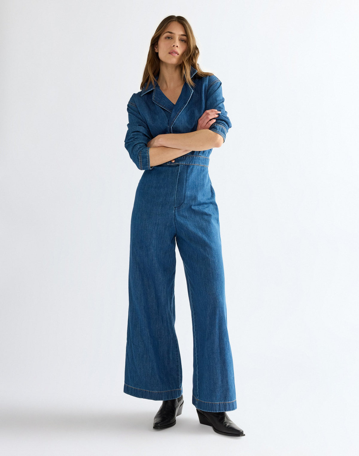 Overall Canyon Coverall in Denim Lagoon
