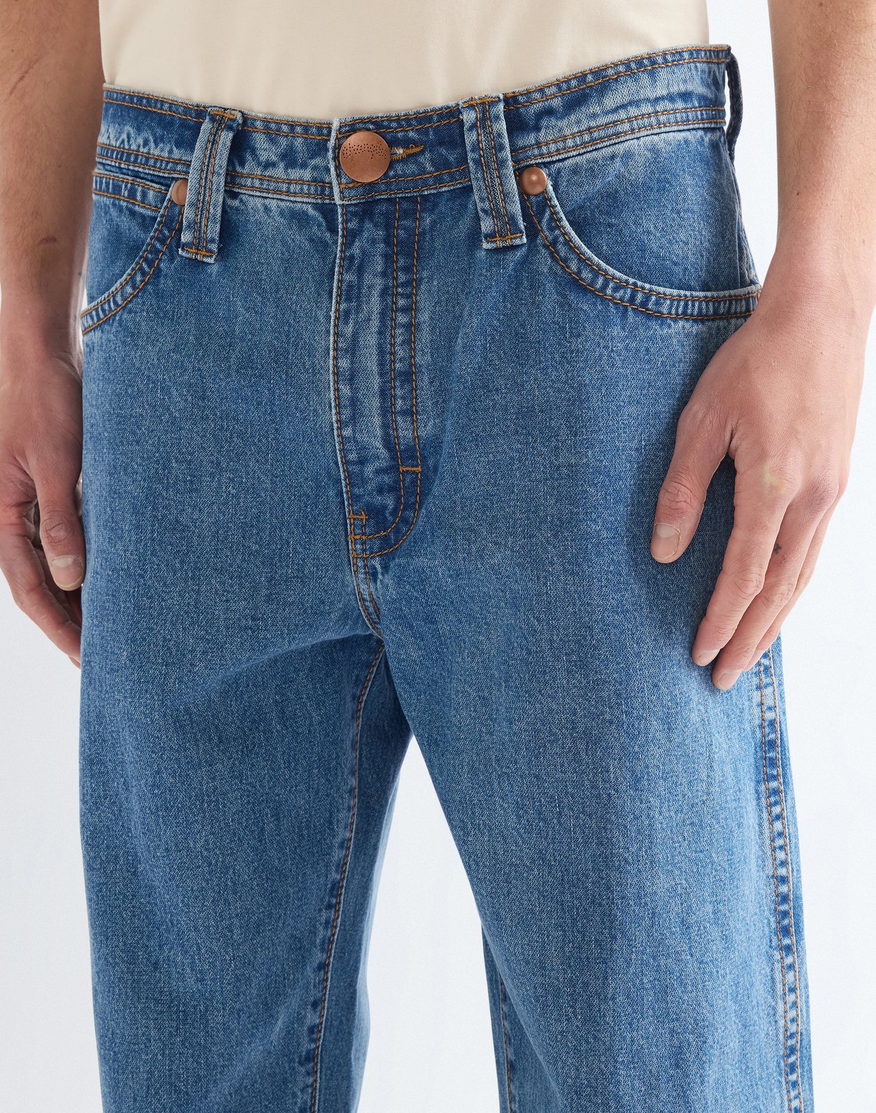 Jeans Super Loose in Cowboy Fade