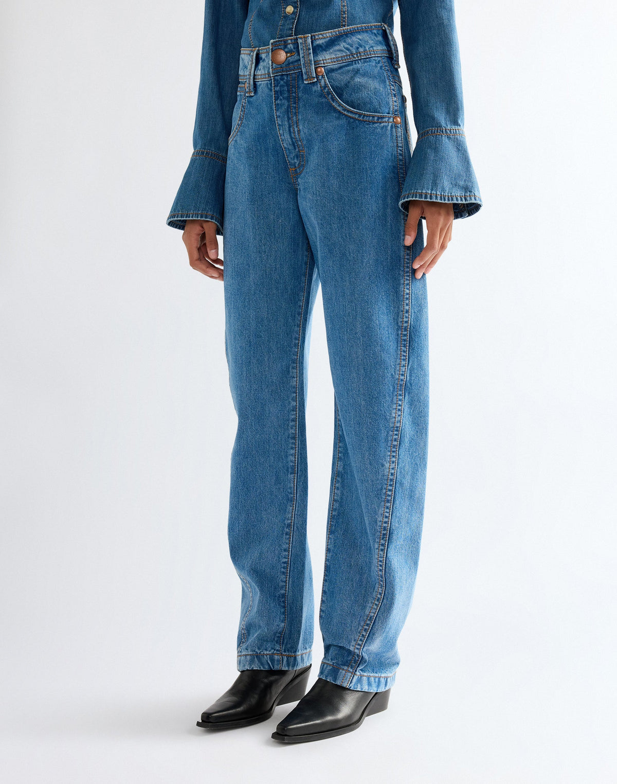 Jeans Super Barrel in Cowboy Fade