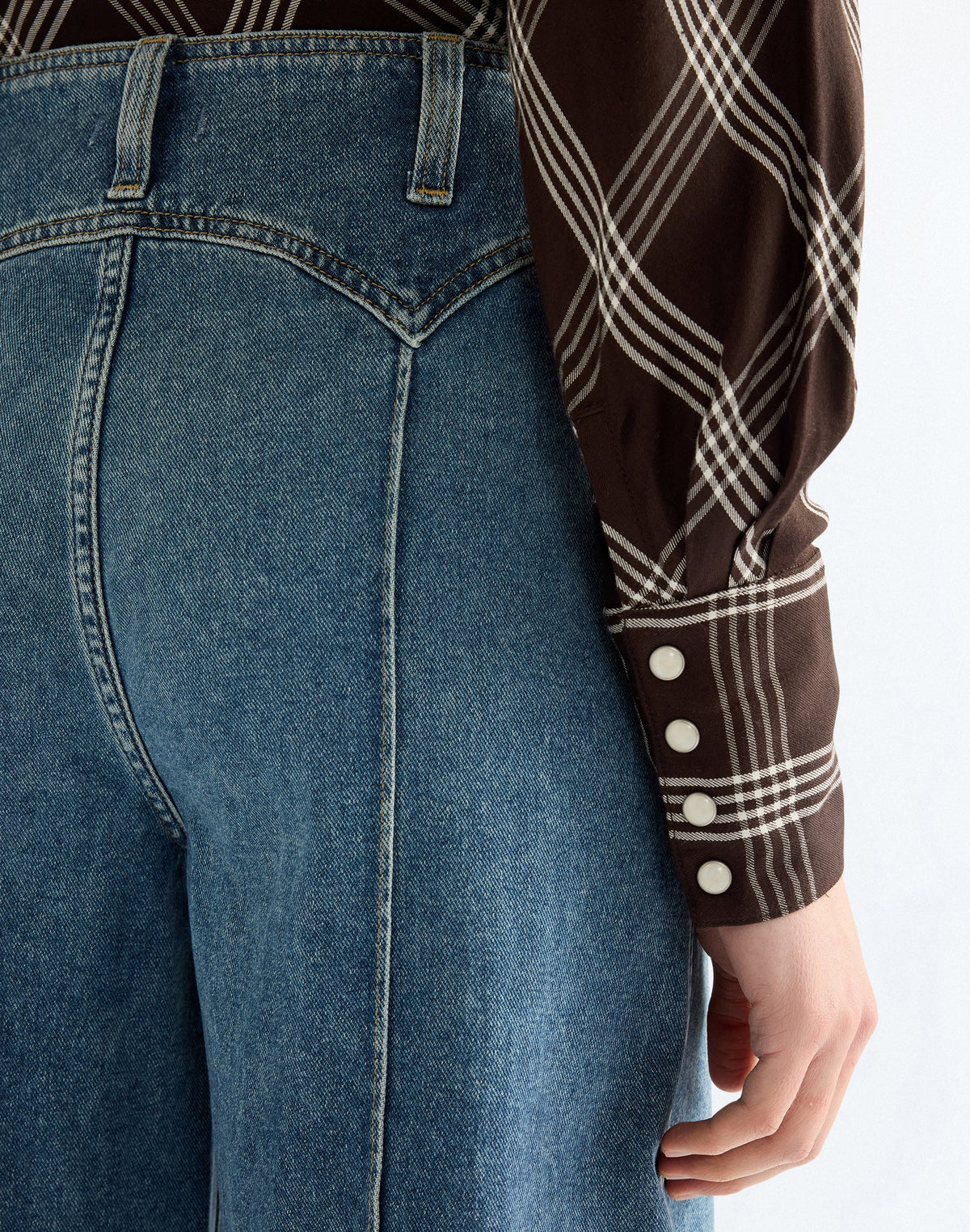 Jeans Peaked Yoke Canyon in Worn Legacy