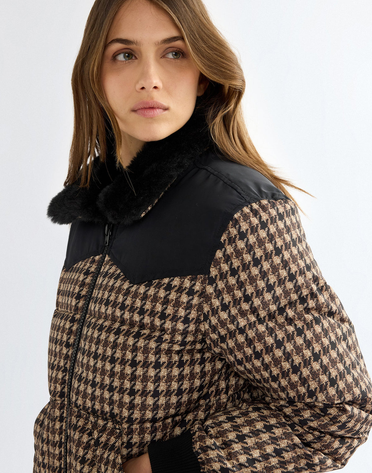 Winterjacke Western Puffer in Black