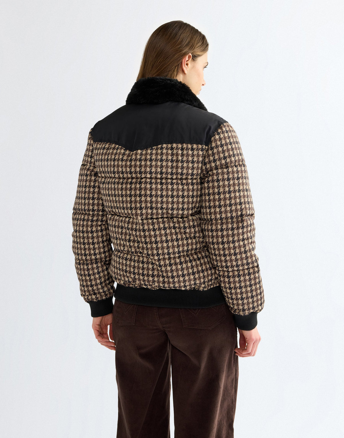 Winterjacke Western Puffer in Black