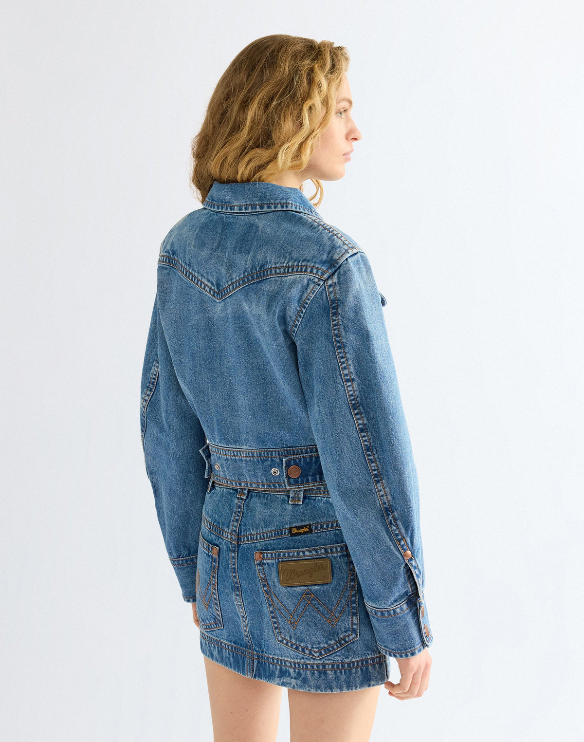 Jeansjacke Super in Cowboy Fade