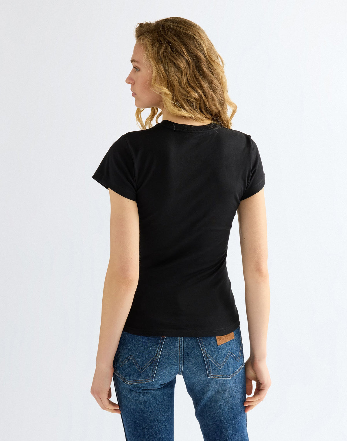 T-Shirt Shrunken Band in Black Beauty