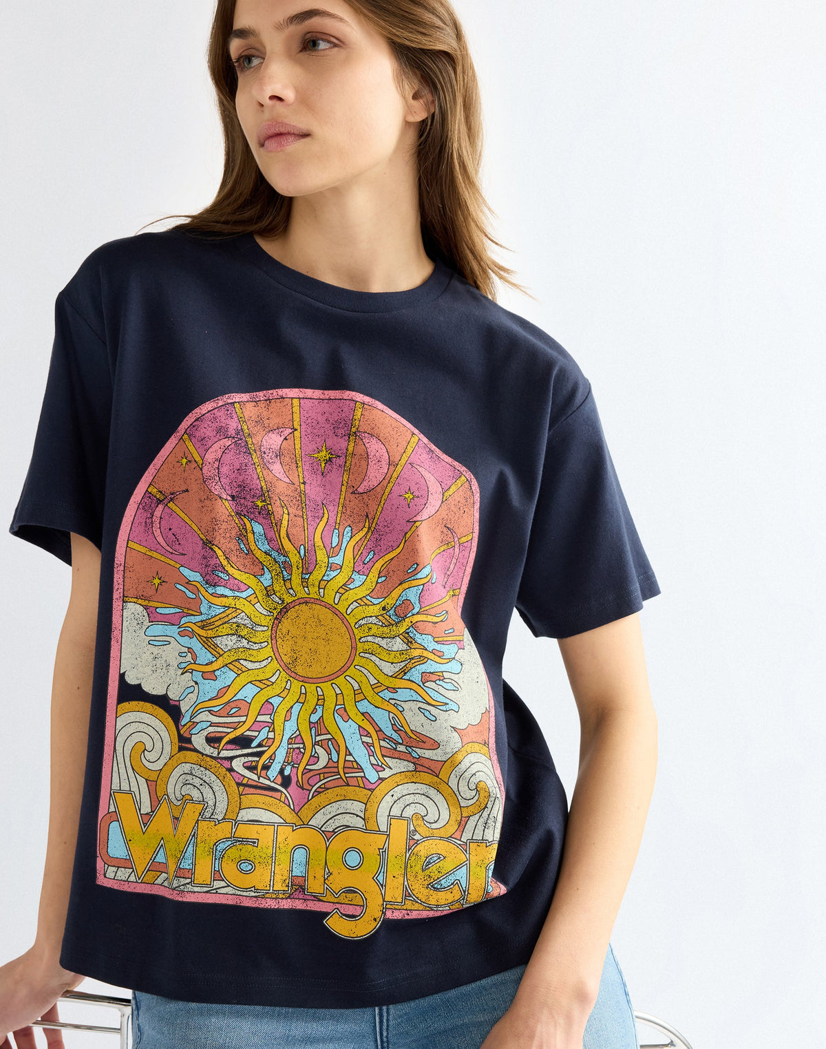 T-Shirt Girlfriend in Dark Sapphire