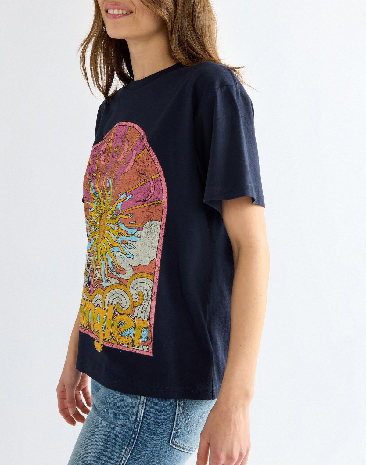 T-Shirt Girlfriend in Dark Sapphire