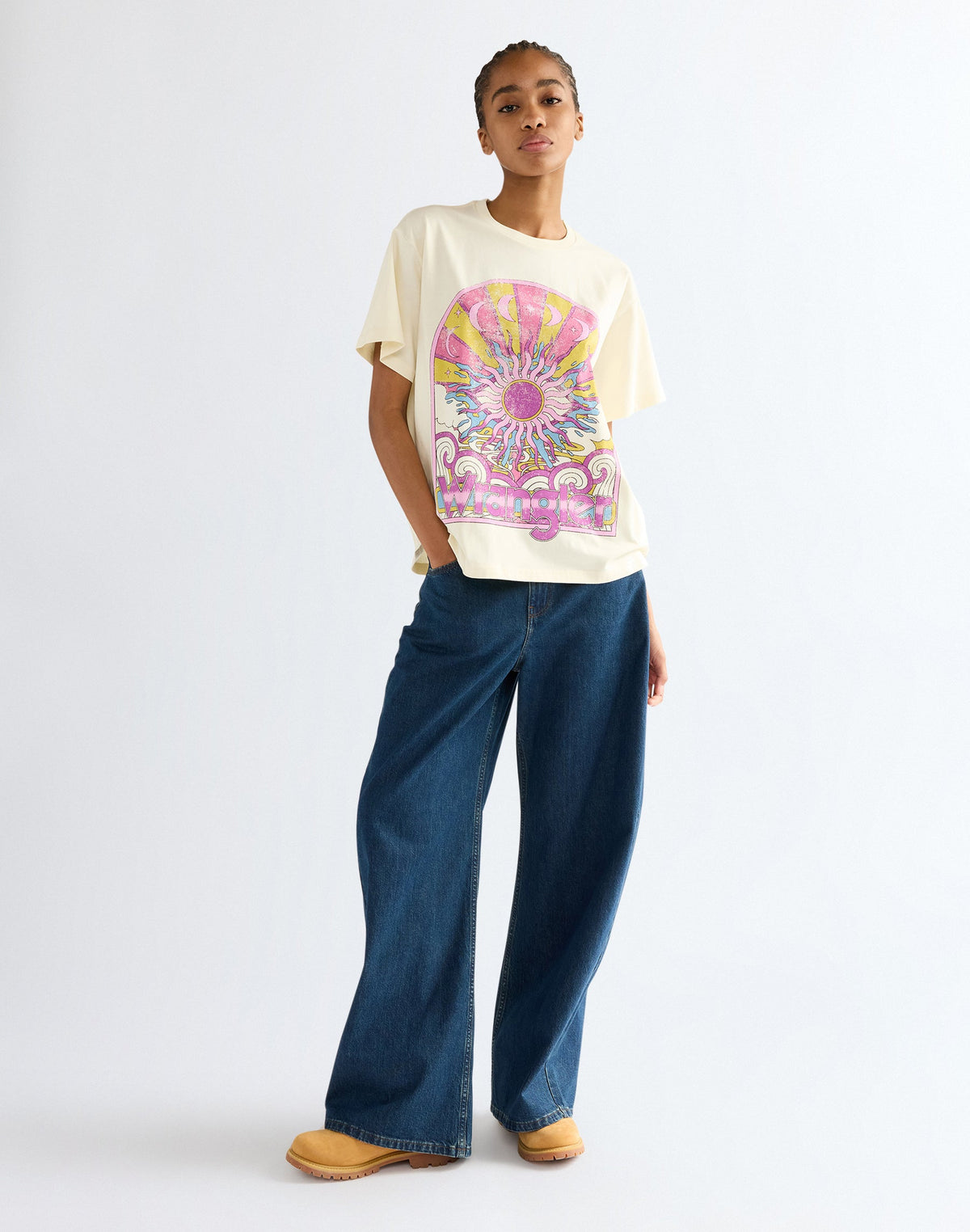 T-Shirt Girlfriend in Antique White