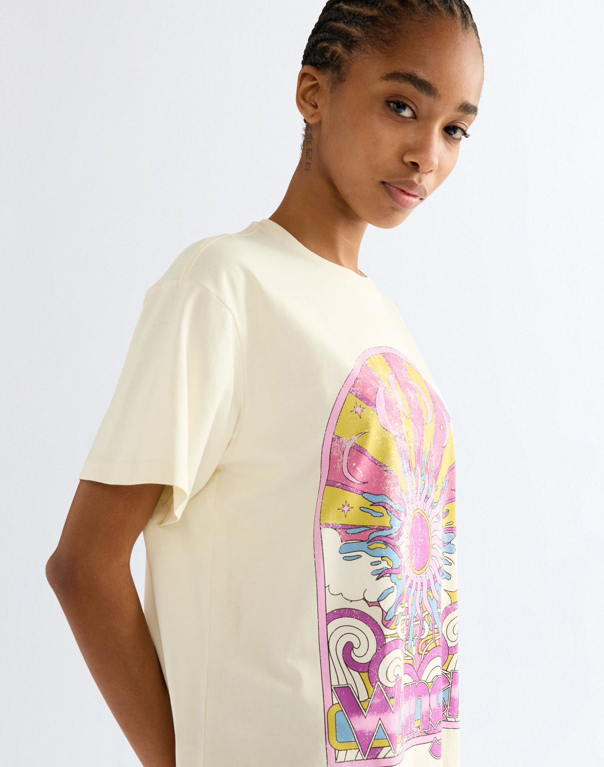 T-Shirt Girlfriend in Antique White