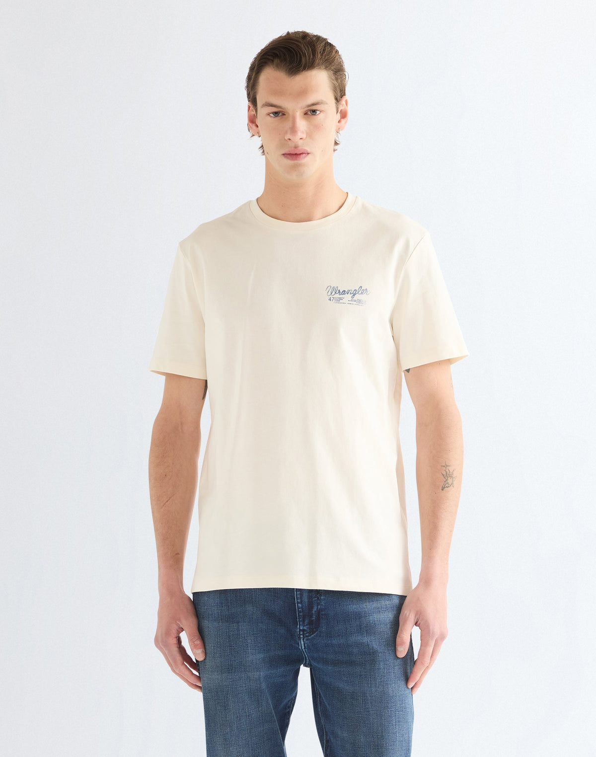 T-Shirt Graphic in Egret