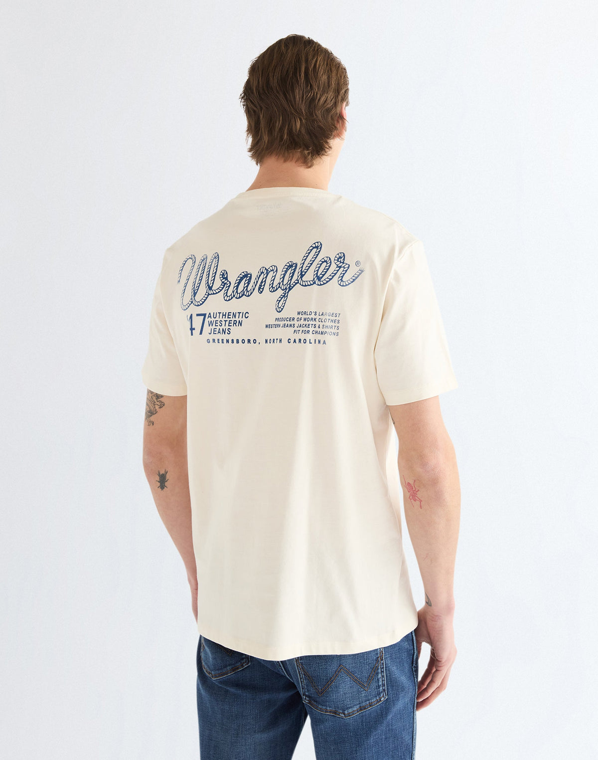 T-Shirt Graphic in Egret