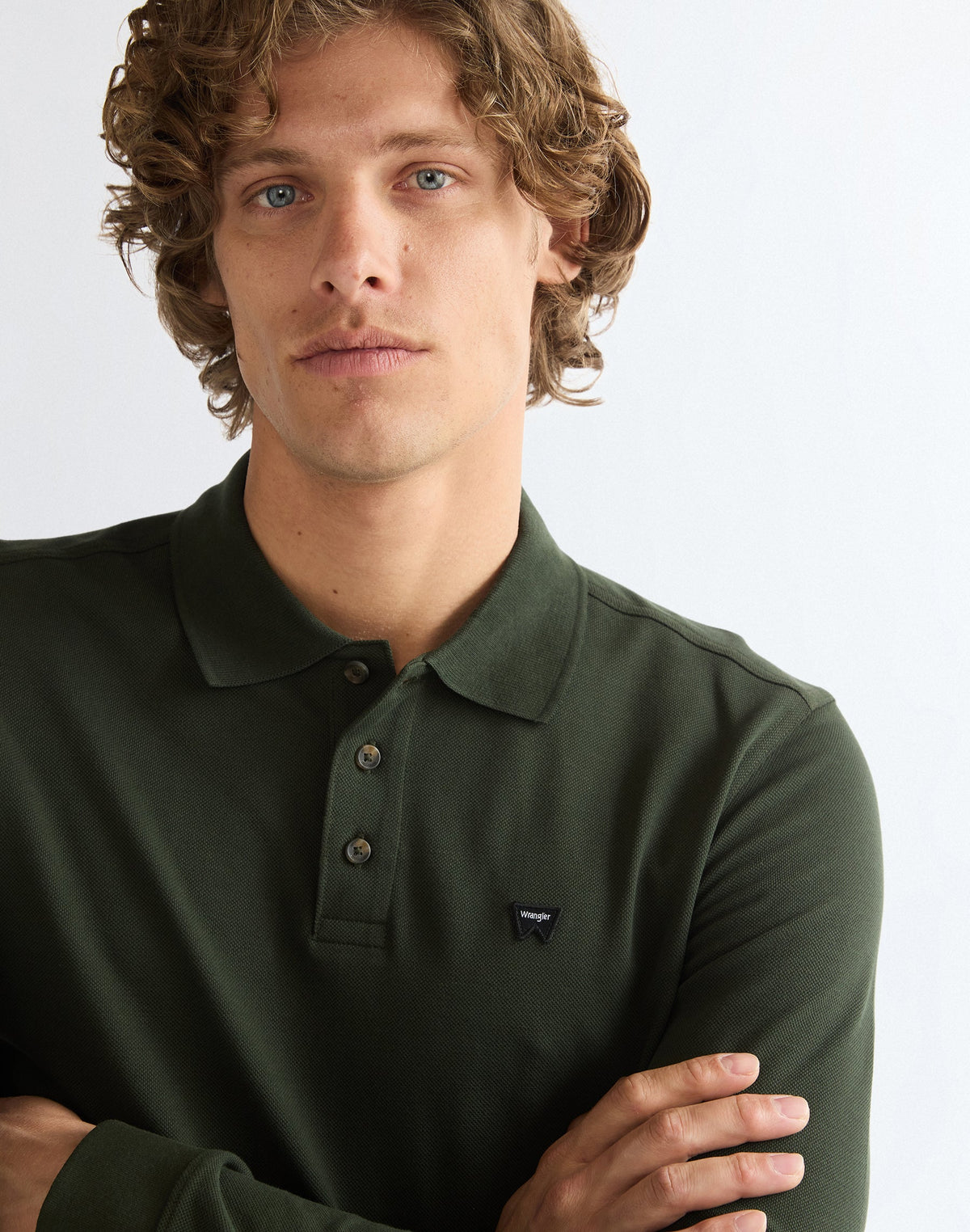 Langarmpolo Polo in Rosin