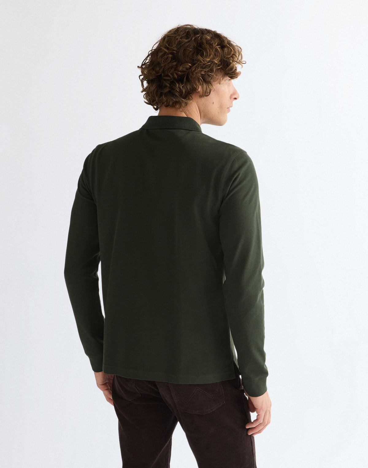 Langarmpolo Polo in Rosin