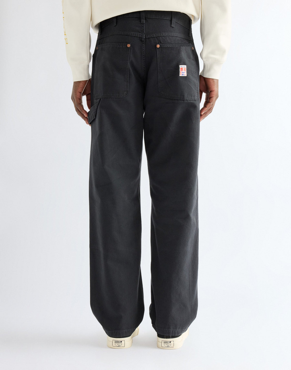 Hose Double Knee Carpenter in Jet Black