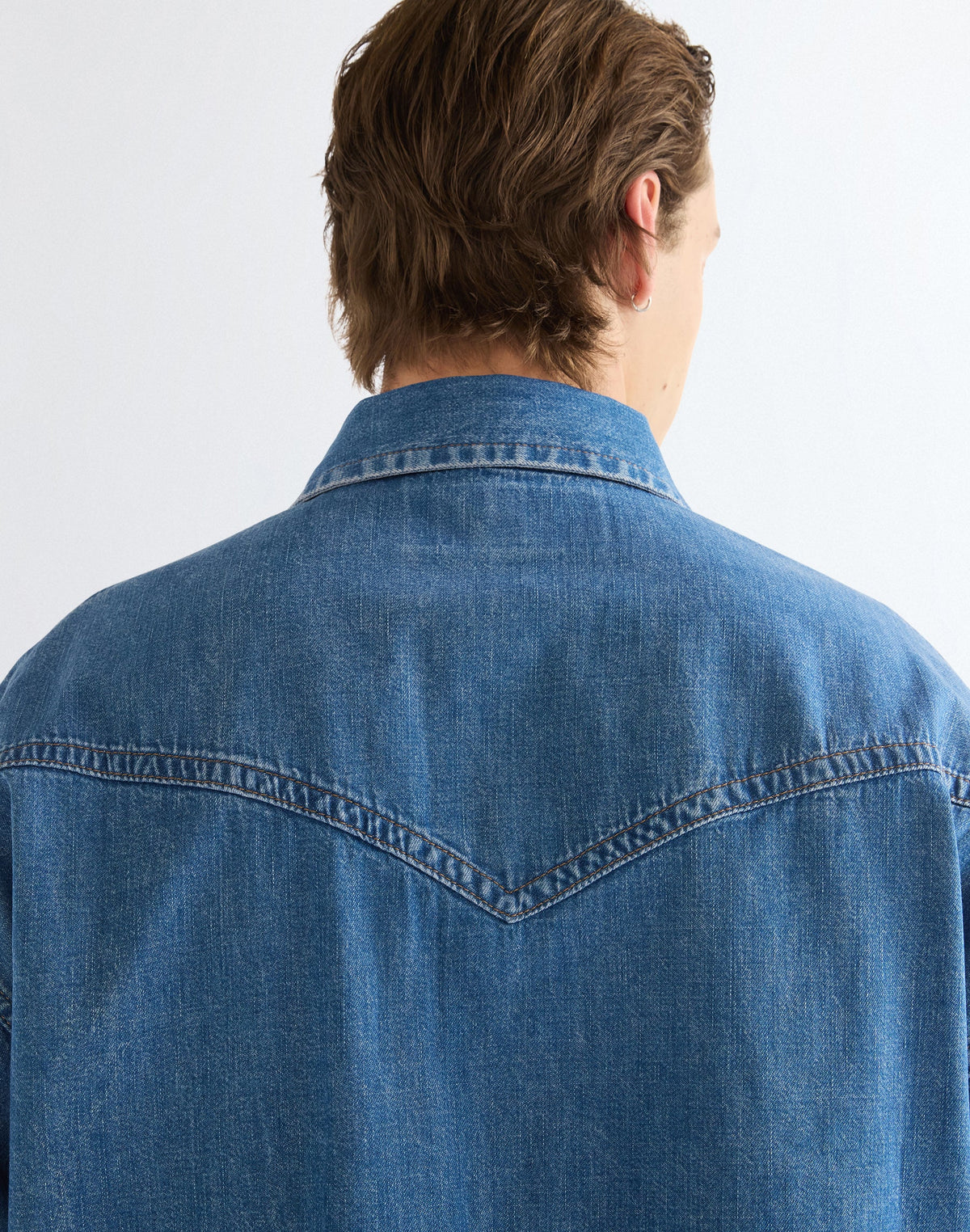 Jeanshemd Super Western in Cowboy Fade