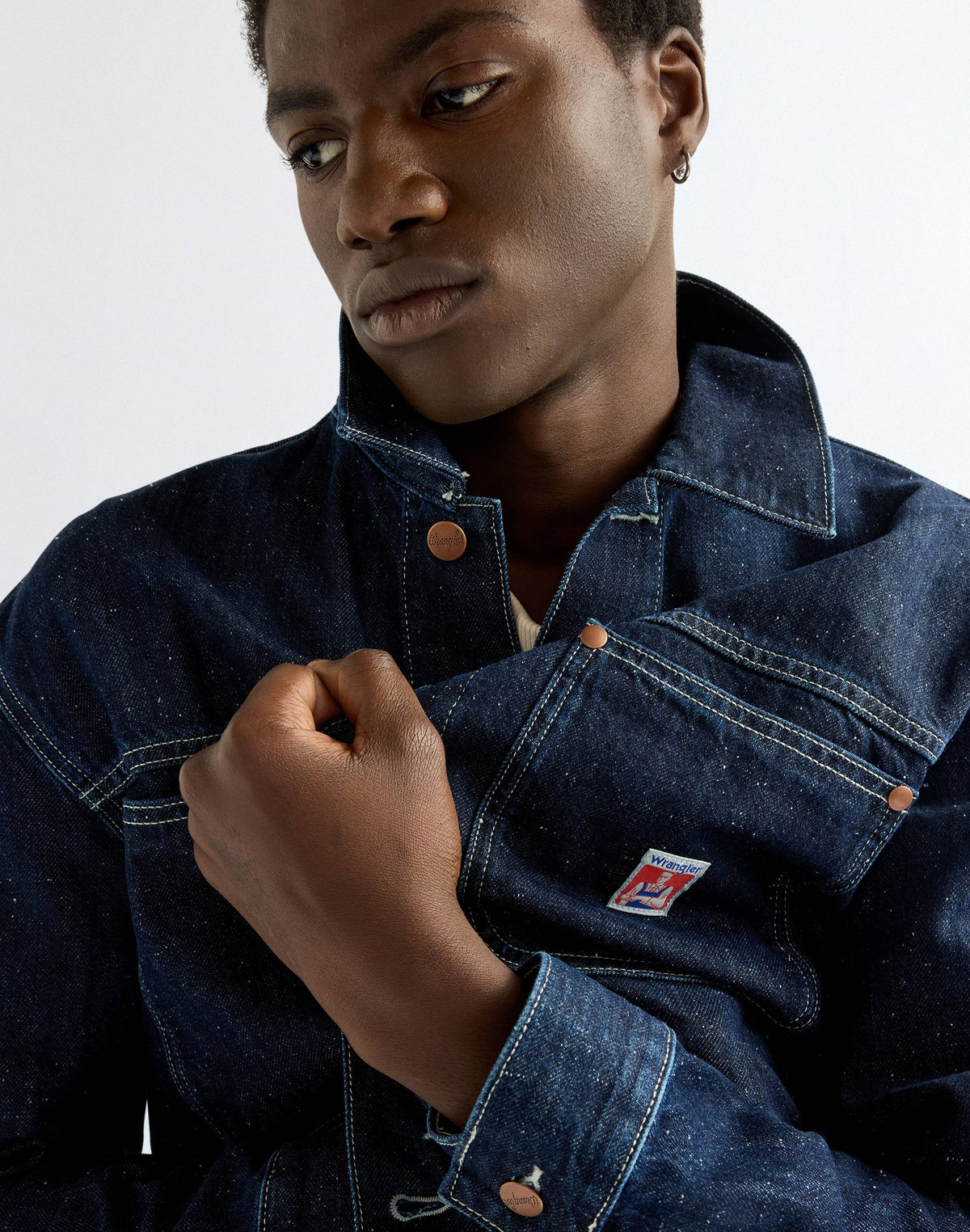 Jeanshemd Overshirt in Indigo Nep